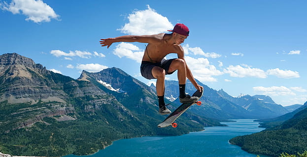 Skateboarding